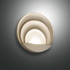 Φωτιστικό Τοίχου  Fabas Luce Sunrise LED 29W  Χρυσό Ματ Dimmable  3240lm Θερμό 3000K – 3523-21-225