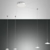Κρεμαστό Φωτιστικό   Fabas Luce Susanna LED 32W  Λευκό Dimmable  3020lm Θερμό 3000K – 3444-49-102