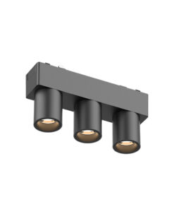 InLight Φωτιστικό LED 6W 3000K για Ultra-Thin μαγνητική ράγα σε μαύρη απόχρωση D:12,5cmX5,5cm (T03601-BL)