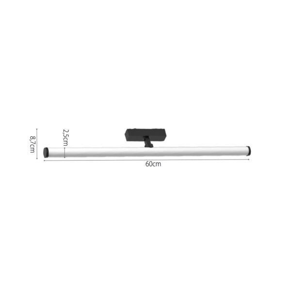 InLight Φωτιστικό LED 20W 3000K για Ultra-Thin μαγνητική ράγα σε μαύρη απόχρωση D:80×8,7cm (T04201-BL)