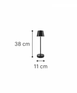 it-Lighting Tahoe Rechargeable LED 2W 3CCT Touch Table Lamp White D:38cmx11cm (80100220)
