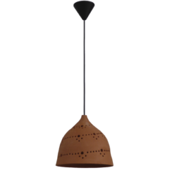 TERRA-03 1L Κεραμιδί ONION Φ24 Κεραμεικό Μονόφωτο Heronia – 39-0011