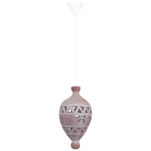 TERRA-04 1L Λευκό OVIDA Κεραμεικό Μονόφωτο Heronia – 39-0015