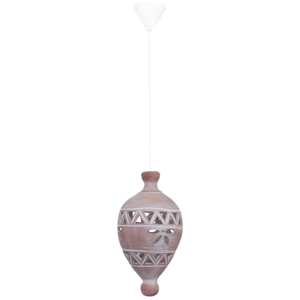 TERRA-04 1L Λευκό OVIDA Κεραμεικό Μονόφωτο Heronia – 39-0015