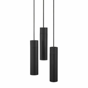 Nordlux Tilo 3-Spot Κρεμαστό Μαύρο GU10  Μεταλλικό/Ξύλο –  2010473003