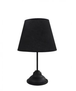 TL-04 Φ25 BLACK-BLACK ΠΟΡΤ. Ε/27 ΜΕ ΑΜΠΑΖΟΥΡ ΚΩΝΙΚΟ   Heronia -09-0104