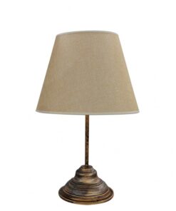 TL-04 Φ25 BRONZE-ΜΠΕΖ  ΠΟΡΤ. Ε/27 ΜΕ ΑΜΠΑΖΟΥΡ ΚΩΝΙΚΟ   Heronia -09-0105