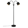 Φωτιστικό Δαπέδου Trio Lighting 2xE14 H130CM ΜΑΥΡΟ  – R46332079