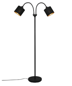 Φωτιστικό Δαπέδου Trio Lighting 2xE14 H130CM ΜΑΥΡΟ – R46332079