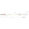 LED Ταινία 12 W 24V CUBALUX Dimmable 996lm/m  Θερμό 2700K 5 Μέτρα CL50-0098