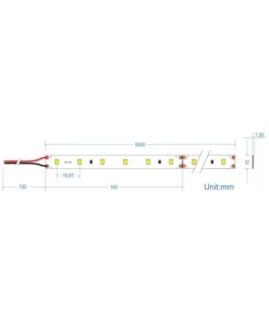 LED Ταινία 12 W 24V CUBALUX Dimmable 996lm/m Θερμό 2700K 5 Μέτρα CL50-0098