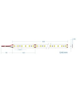 LED Ταινία 18W 24V CUBALUX Dimmable 1494lm/m Αδιάβροχη IP65 Θερμό 2700K 5 Μέτρα CL50-0101