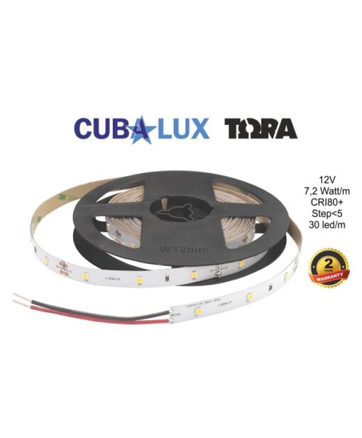 LED Ταινία 7.2W 12V CUBALUX Dimmable 597lm/m 4000K Φυσικό 5 Μέτρα CL50-0008