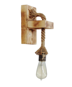 Φωτιστικό τοίχου / απλίκα UT-01AP B Σχοινί Heronia – 31-0321