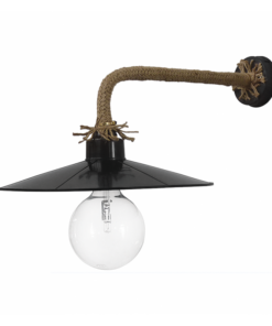 Απλίκα επιτοίχια  UT-181AP Σχοινί UT- Μαύρο  Heronia – 31-0979