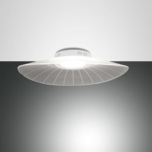 Φωτιστικό Οροφής  Fabas Luce Vela LED 24W  Λευκό Dimmable  4000lm Θερμό 3000K – 3625-61-102