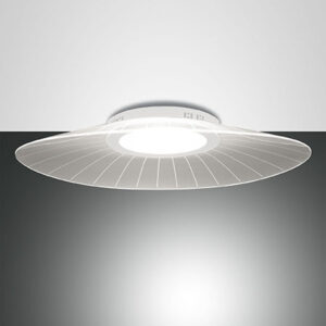 Φωτιστικό Οροφής  Fabas Luce Vela LED 40W  Λευκό Dimmable  5400lm Θερμό 3000K – 3625-65-102