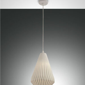 Κρεμαστό Φωτιστικό   Fabas Luce Vigor E27 Λευκό     – 3613-40-102