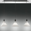 Κρεμαστό Φωτιστικό   Fabas Luce Vincent 3X E27 Λευκό     – 3665-48-102