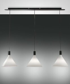 Κρεμαστό Φωτιστικό   Fabas Luce Vincent 3X E27 Λευκό     – 3665-48-102