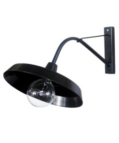 Φωτιστικό απλίκα  Μαύρο IP33 E27 Heronia – 32-0029