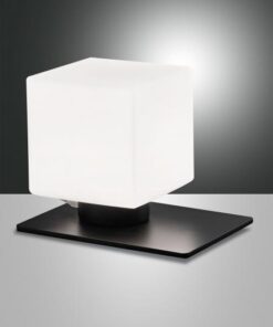 Επιτραπέζιο Φωτιστικό   Fabas Luce Zara G9 Μαύρο Με Dimmer Αφής    – 3579-30-101