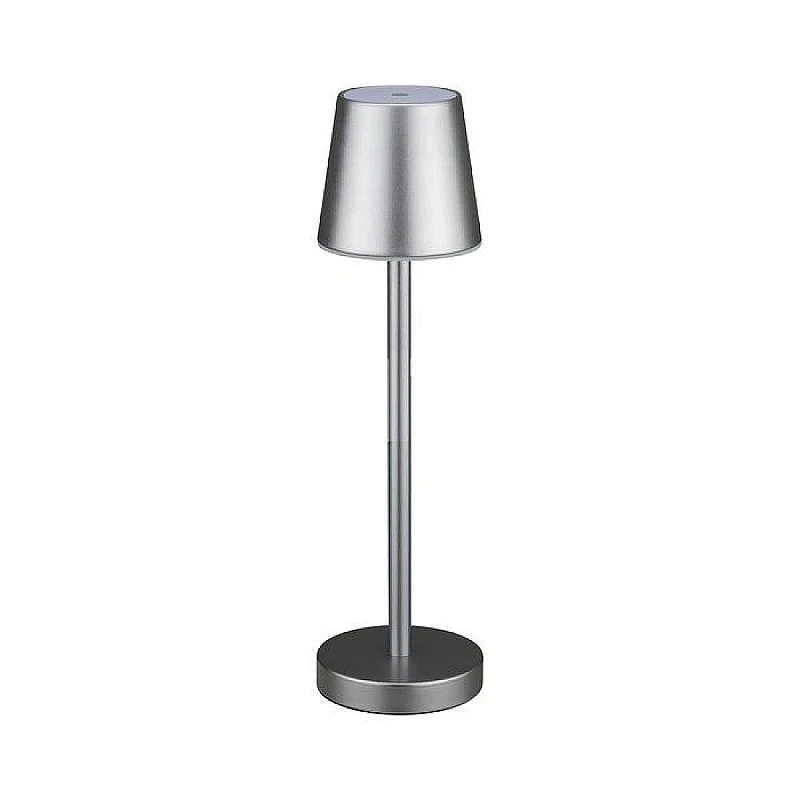 Επαναφορτιζόμενο Πορτατιφ LED 3W Dimmable Αφής 4000Κ Γκρι V-TAC – 10188