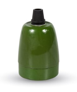 Πράσινο καπάκι σπάγγου με πλαστικό στόμιο, ιδανικό για άνετη χρήση κλωστής.