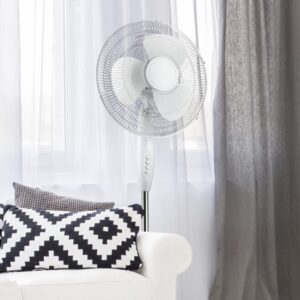 Ανεμιστήρας Δαπέδου 55W με Ορθοστάτη Λευκός με 3 Πτερύγια Φ45 ACA – FANSPWH10