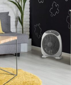 Ανεμιστήρας Επιδαπέδιος 40W Λευκός-Γκρι με 5 Γκρι Πτερύγια Φ30 ACA – FANFPG60