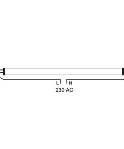 Φωτιστικό Σκαφάκι για 1x60cm Λάμπες LED T8 G13 Λευκό ACA – TH3118LED