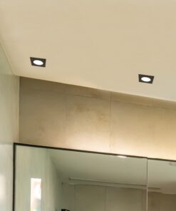 InLight Χωνευτό σποτ από χρώμιο μέταλλο 1XGU10 IP44 D:8cm (Χ0009-CH)