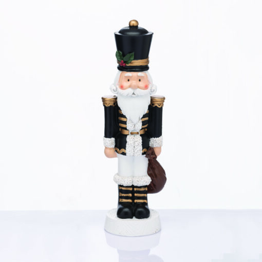 ΚΑΡΥΟΘΡΑΥΣΤΗΣ RESIN ΣΤΡΑΤΙΩΤΗΣ ΜΕ ΓΚΙ ΜΑΥΡΟ 23cm ACA – X1523308