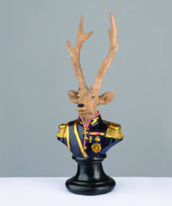 ΔΙΑΚΟΣΜΗΤΙΚΟ ΕΛΑΦΙ RESIN ΣΤΡΑΤΙΩΤΗΣ ΚΑΦΕ 24cm ACA – X1524511