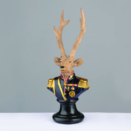 ΔΙΑΚΟΣΜΗΤΙΚΟ ΕΛΑΦΙ RESIN ΣΤΡΑΤΙΩΤΗΣ ΚΑΦΕ 24cm ACA – X1524511