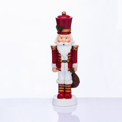 ΚΑΡΥΟΘΡΑΥΣΤΗΣ RESIN ΣΤΡΑΤΙΩΤΗΣ ΜΕ ΓΚΙ KOKKINO 35cm ACA – X1535208