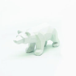 ΔΙΑΚΟΣΜΗΤΙΚΗ RESIN ΑΡΚΟΥΔΑ ΛΕΥΚΟ 17×6.5x10cm ACA – X1565412