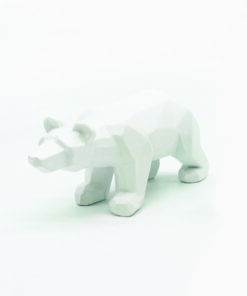 ΔΙΑΚΟΣΜΗΤΙΚΗ RESIN ΑΡΚΟΥΔΑ ΛΕΥΚΟ 17×6.5x10cm ACA – X1565412
