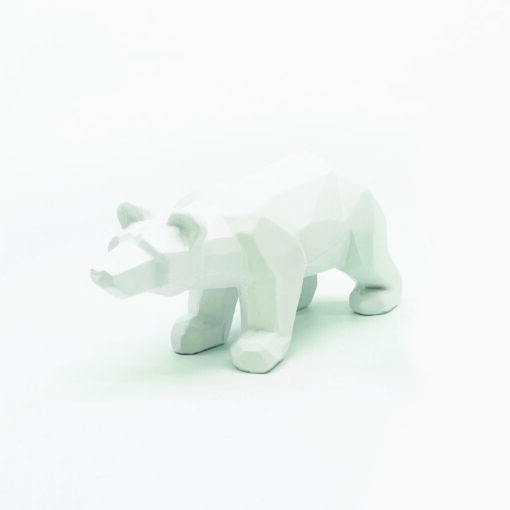 ΔΙΑΚΟΣΜΗΤΙΚΗ RESIN ΑΡΚΟΥΔΑ ΛΕΥΚΟ 17×6.5x10cm ACA – X1565412