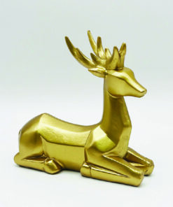 ΔΙΑΚΟΣΜΗΤΙΚΟ RESIN ΕΛΑΦΙ  ΧΡΥΣΟ 16x6x15cm ACA – X156613