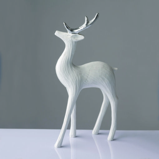ΔΙΑΚΟΣΜΗΤΙΚΟ RESIJ ΕΛΑΦΙ ΛΕΥΚΟ  16x7x31cm ACA – X1574716