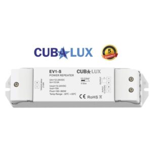 Ενισχυτής Σήματος Για Μονόχρωμη Ταινία Led 1x15A 12/24Vdc  CUBALUX CL13-0938