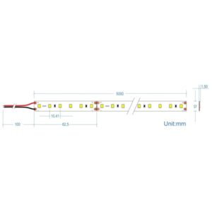 LED Ταινία 18 W 24V CUBALUX Dimmable 1494lm/m  Θερμό 2700K 5 Μέτρα CL50-0100