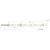 LED Ταινία 9.6 W 24V CUBALUX Dimmable 883lm/m  Θερμό 2700K 5 Μέτρα CL50-0104