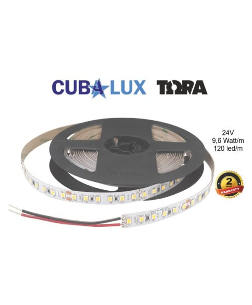 LED Ταινία 9.6 W 24V CUBALUX Dimmable 883lm/m  Θερμό 2700K 5 Μέτρα CL50-0104