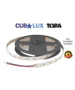 LED Ταινία 9.6W 24V CUBALUX Dimmable 883lm/m Αδιάβροχη IP65 Θερμό 2700K 5 Μέτρα CL50-0108