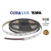 LED Ταινία 14.4W 12V CUBALUX Dimmable  Αδιάβροχη IP65 RGB Πολύχρωμη 5 Μέτρα CL50-0046