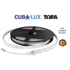 LED Ταινία 12W 24V CUBALUX Dimmable 1068lm/m Αδιάβροχη IP68 Θερμό 3000K 5 Μέτρα CL50-0087