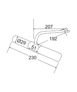 Φωτιστικό Απλίκα Καθρέπτη / Τοίχου / Επίπλου 23cm Νίκελ 2xG9 Γυαλί Αμμοβολή ACA DECOR – SUEVA1