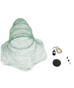 GloboStar® KENTUCKY 01894 Vintage Κρεμαστό Φωτιστικό Πλέγμα Μονόφωτο 1 x E27 IP20 Τιρκουάζ Μέταλλο – Μ60 x Π60 x Υ52cm